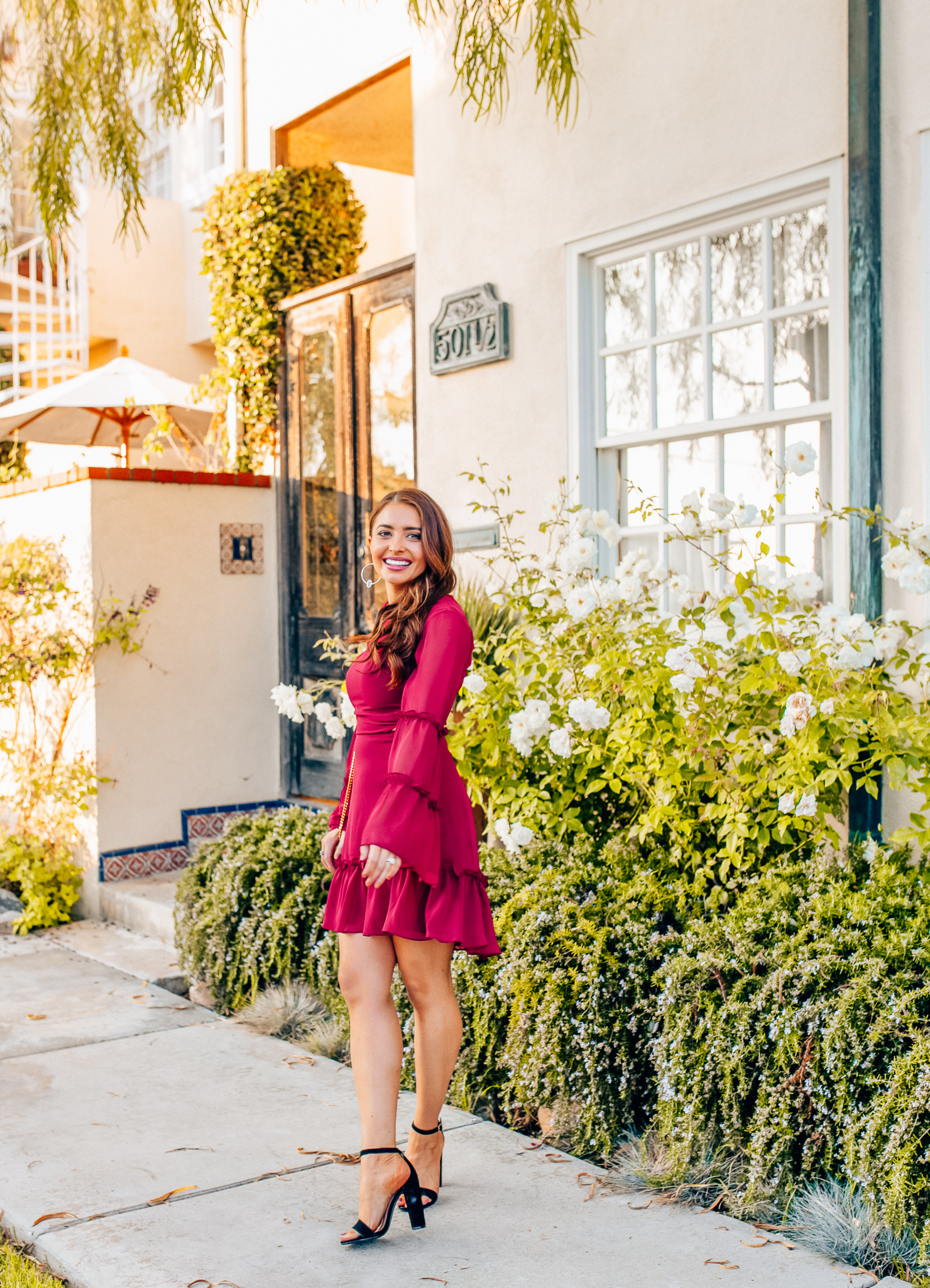 Top Orange County fashion blog, Maxie Elise, features a couple of cute Holiday Dresses