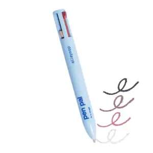 Alleyoop Pen Pal with lip liner, highlighter, eye liner, and brow pen