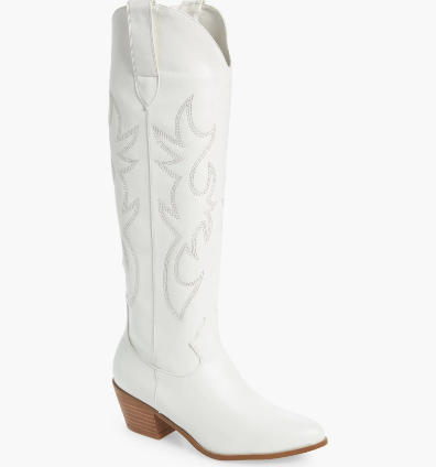 White cowgirl boots