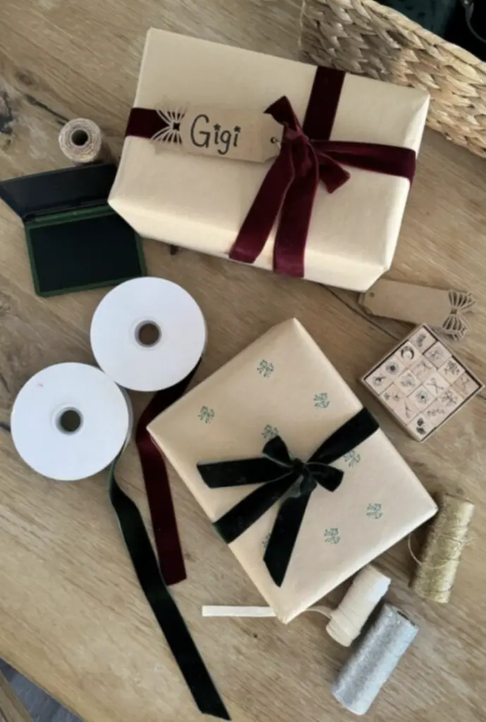 holiday grift wrapping