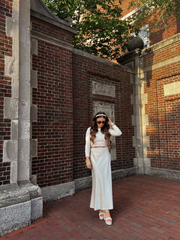 midi skirt fall outfit