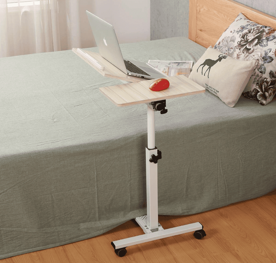 Over Bed Table with Wheels