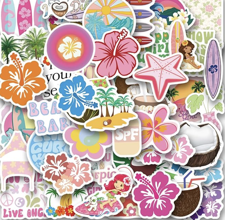 Coconut Girl Stickers