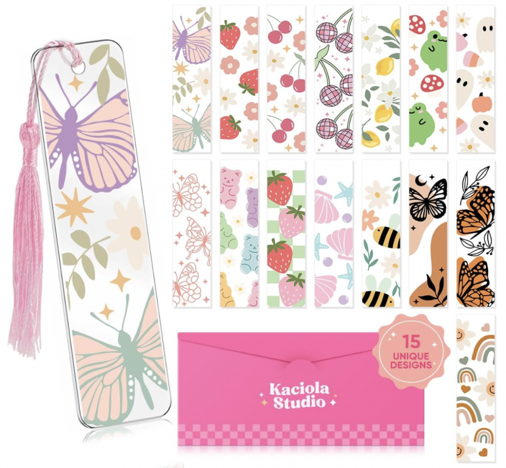 Fruit Animal UV DTF Bookmark Wraps
