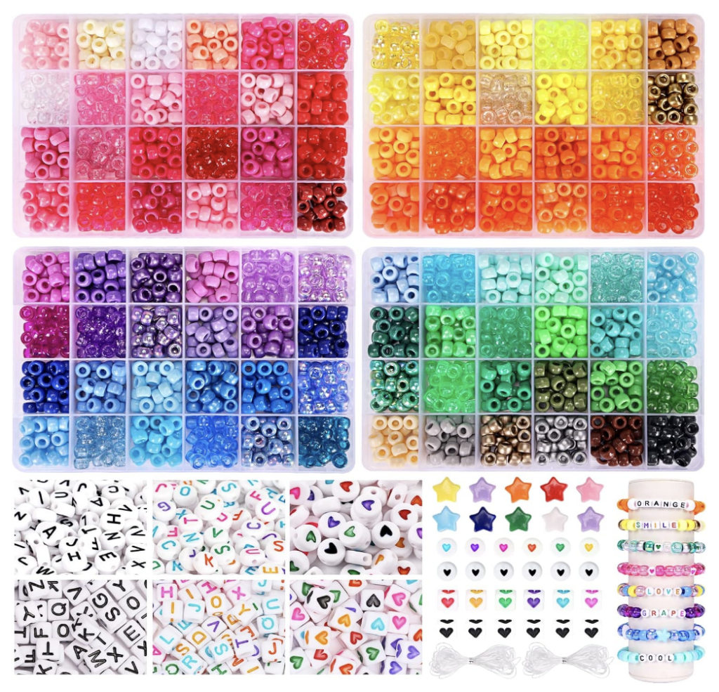 Pony Beads Bracelet Making Kit