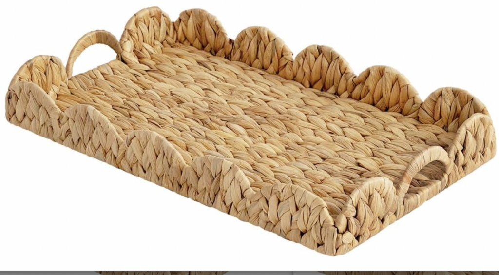 woven tray