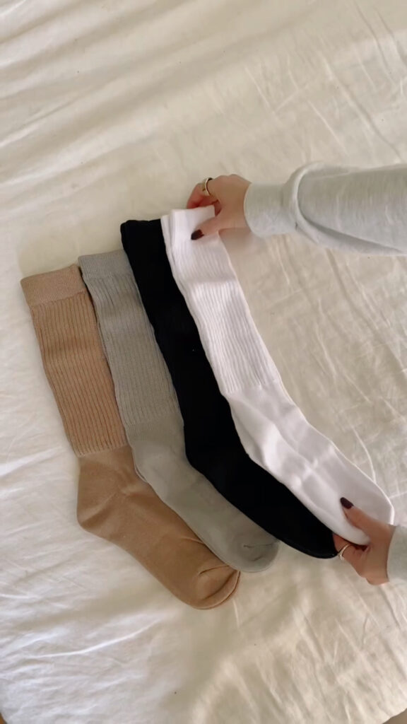 Long Neutral Socks for uggs