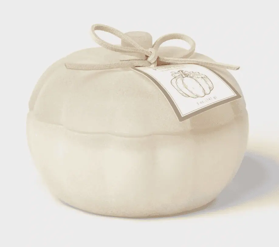 pumpkin candle