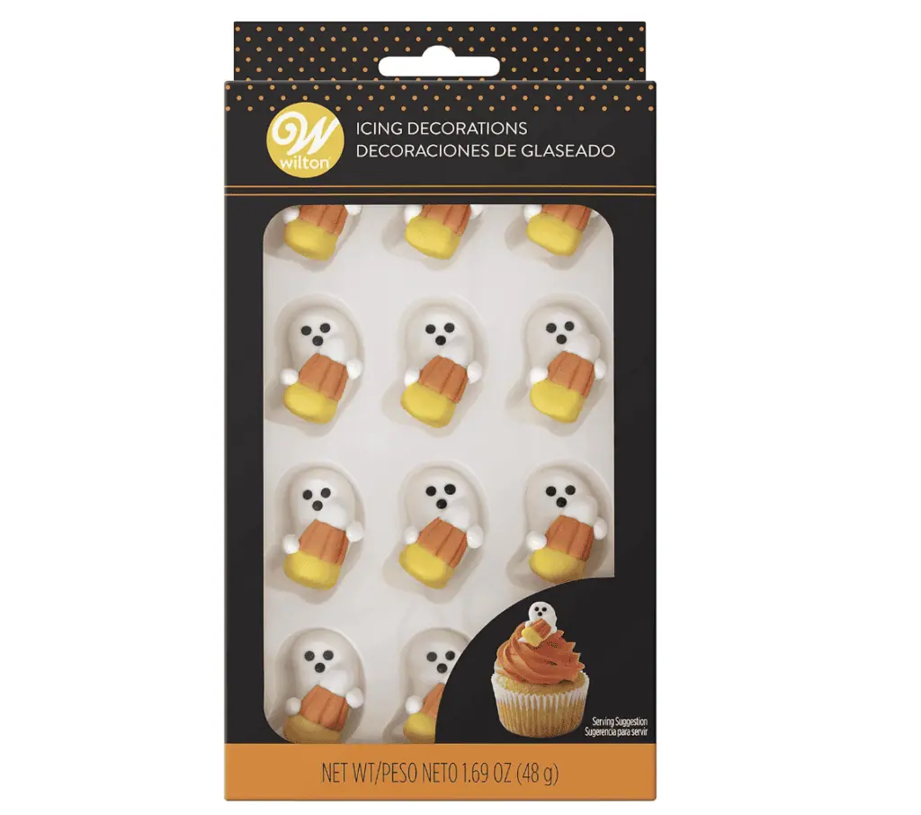 Ghost with Candy Corn | Halloween Cookie Decorating Party