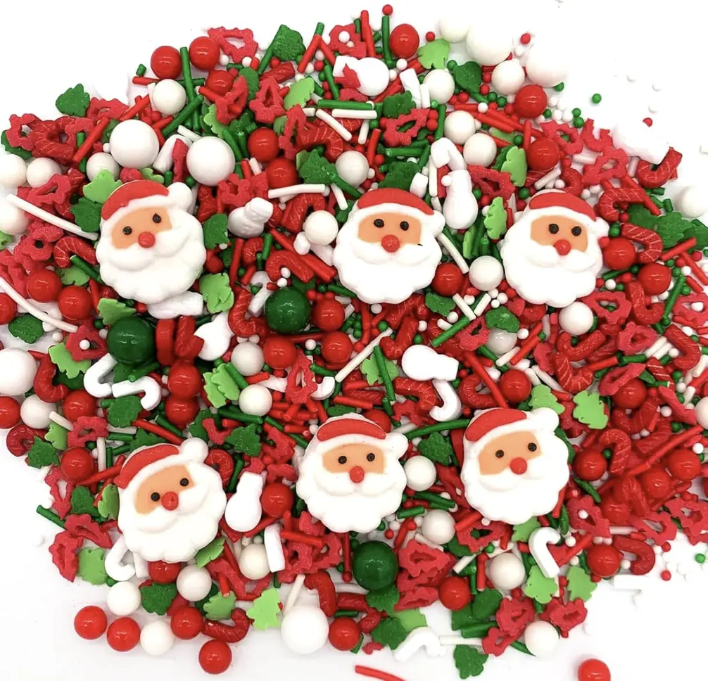 Christmas Tree Santa Claus Sprinkles