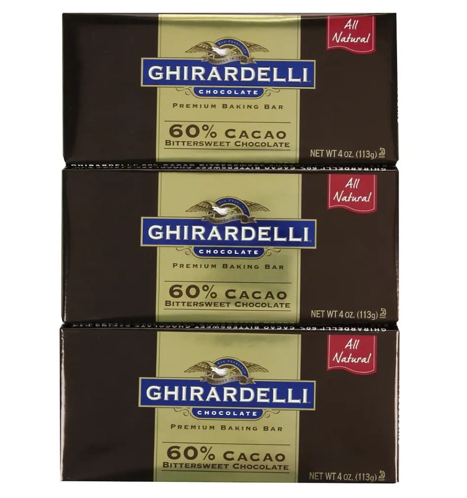 Ghirardelli Bitter Sweet Baking Bar 60%