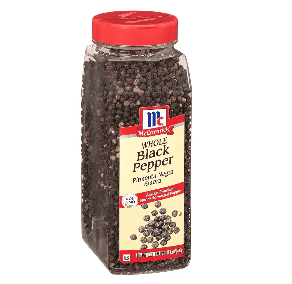 McCormick Whole Black Pepper