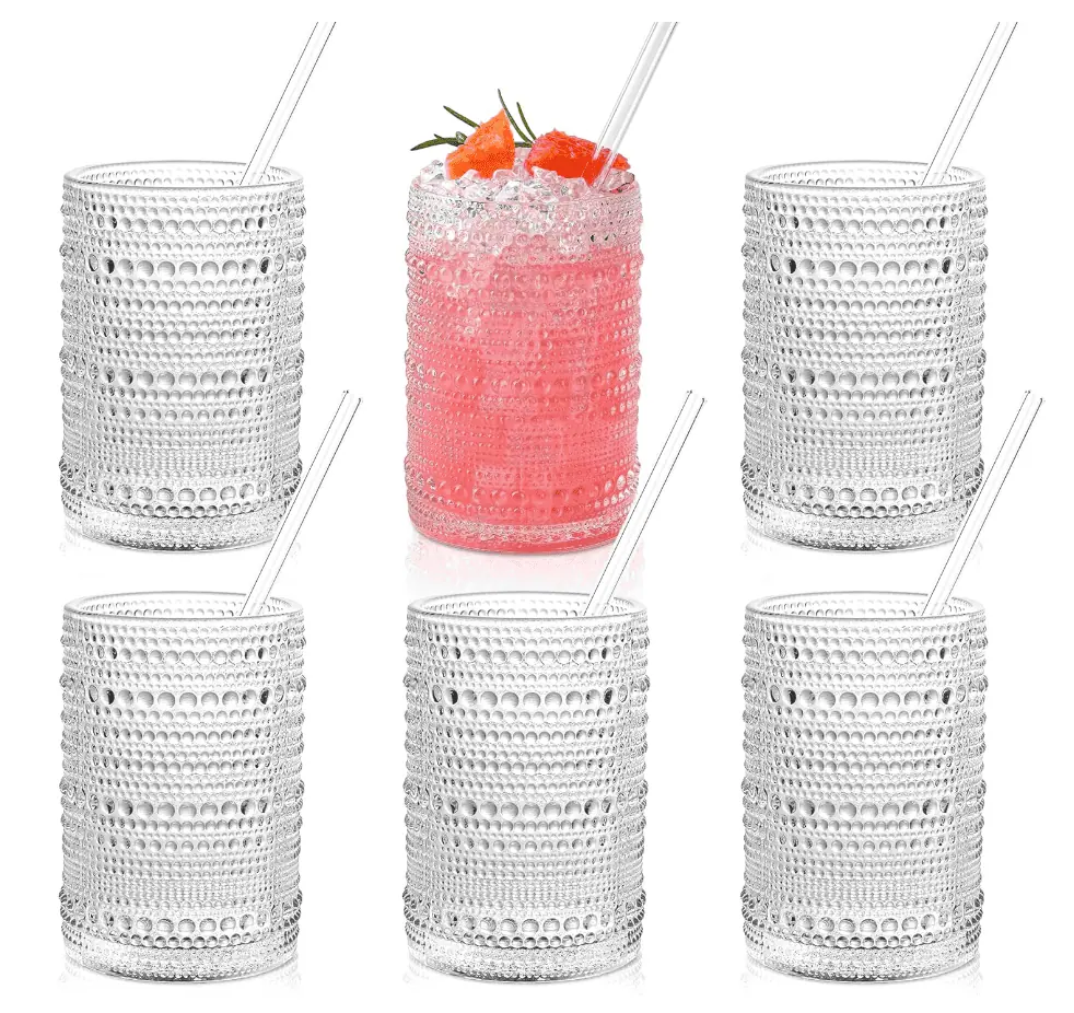 Drinking Glasses with Straws
