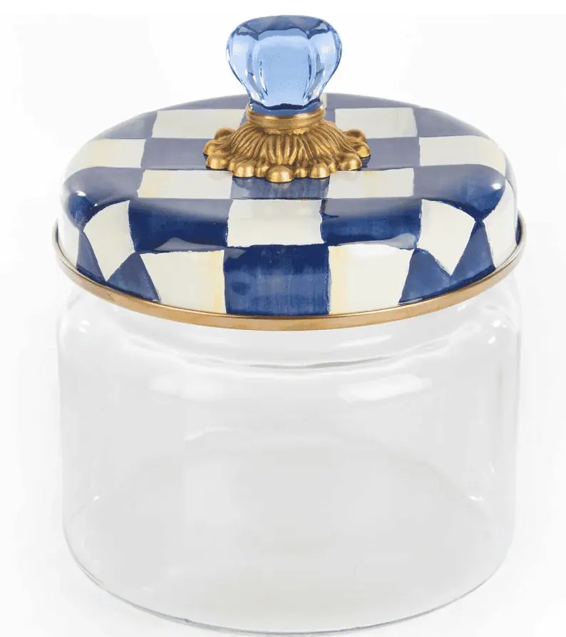 Royal Check Kitchen Canister