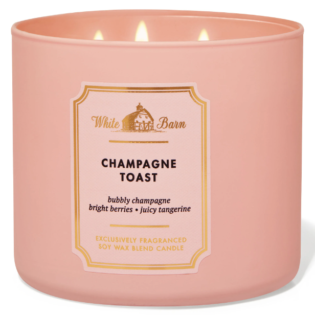 Champagne Toast candle