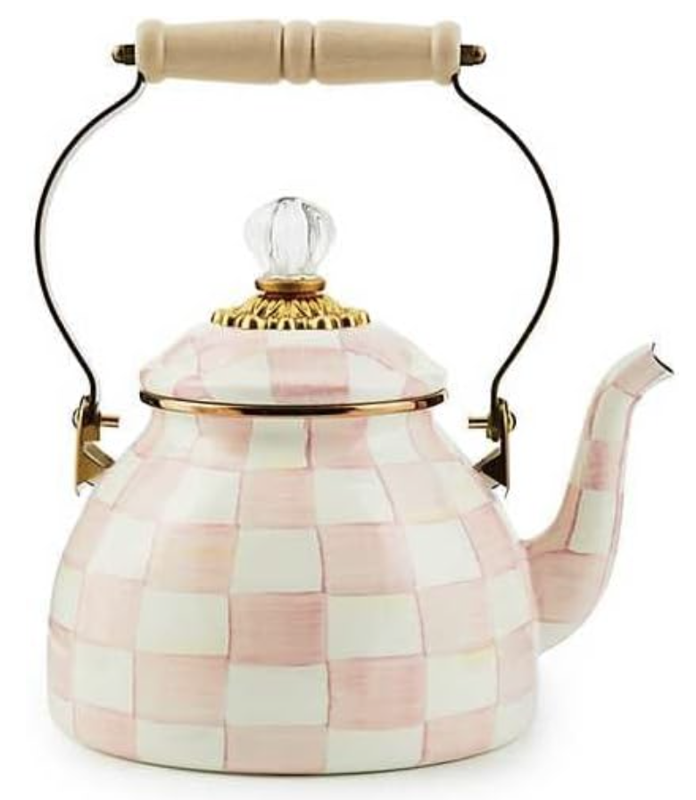 Check Fluted Ceramic kettle