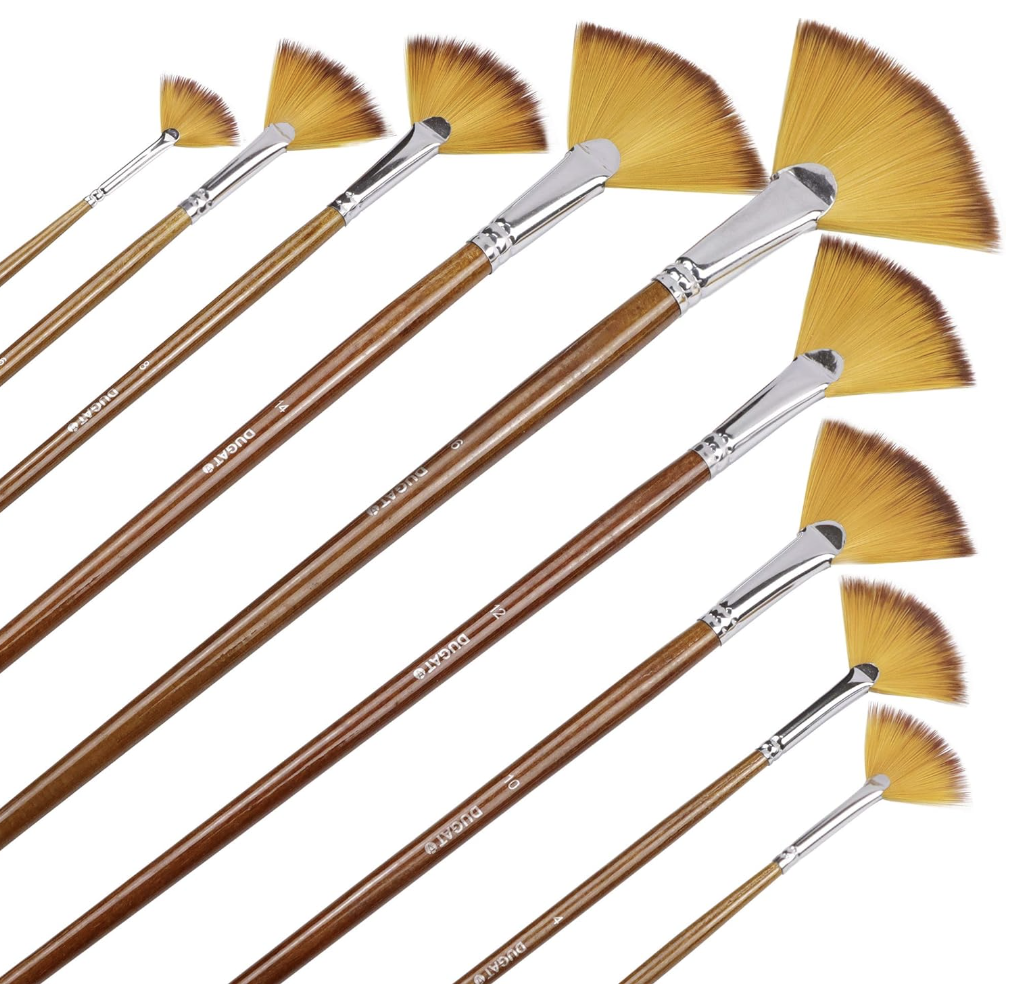 Fan Paint Brushes