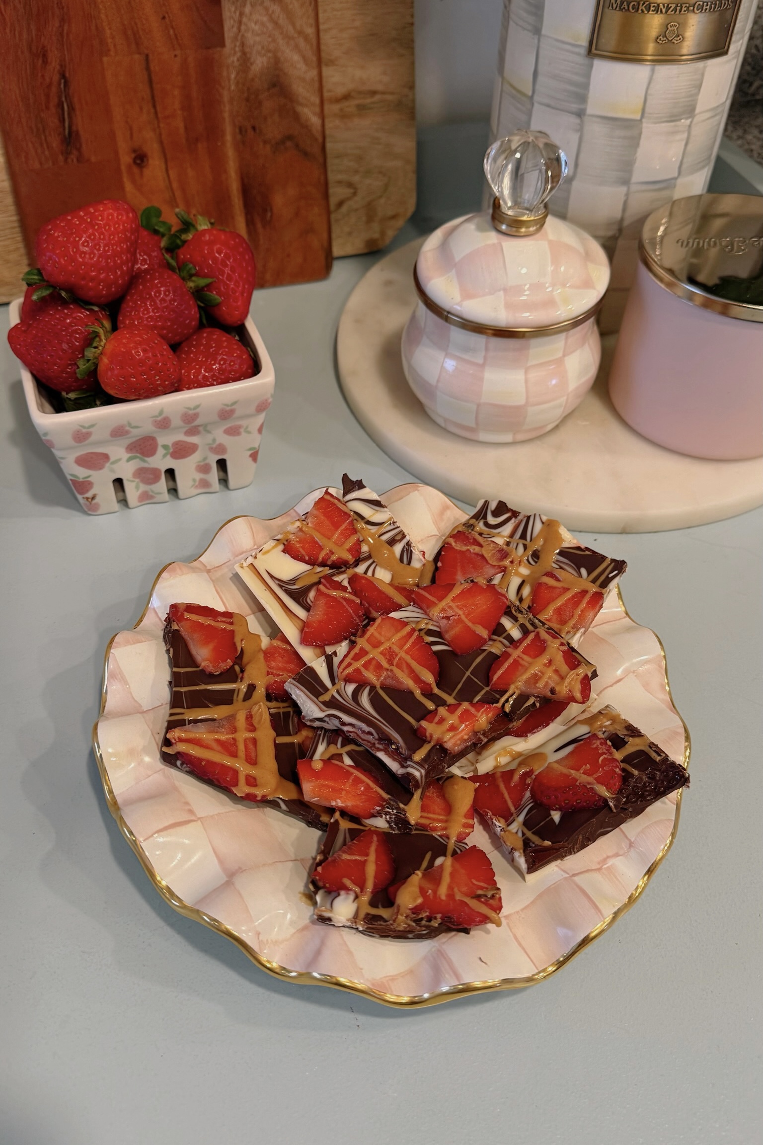 How to Make Chocolate Strawberry Clusters - Maxie Elise