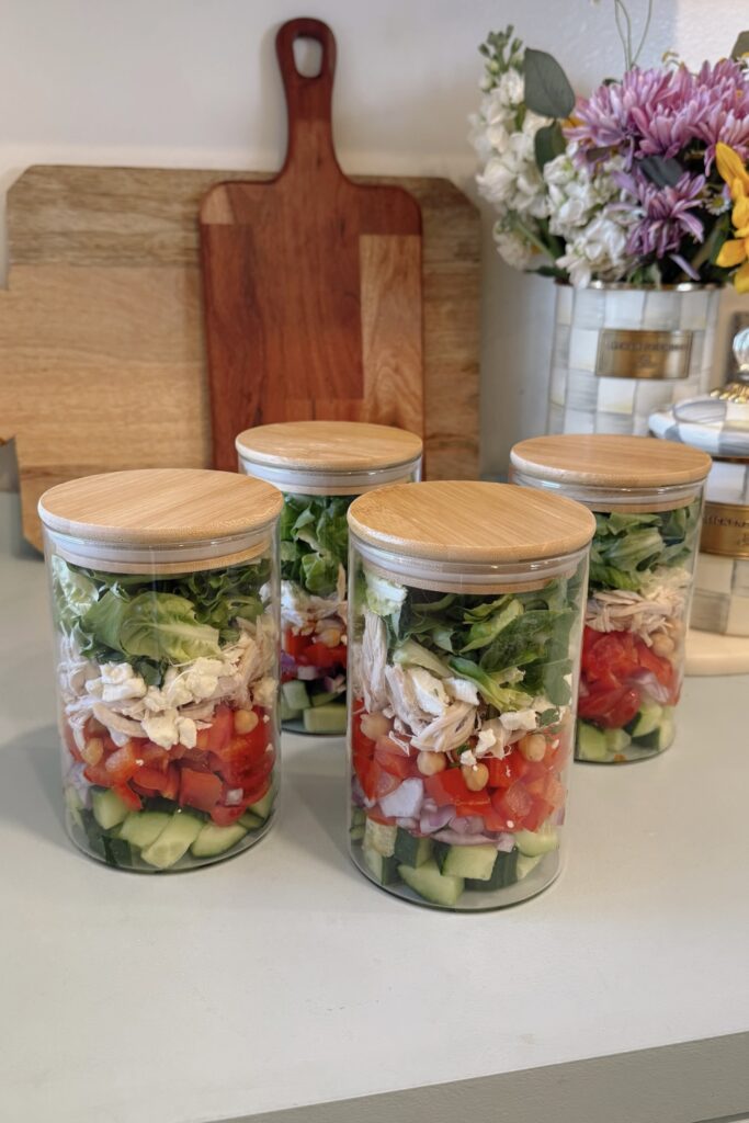 Greek Salad In A Jar