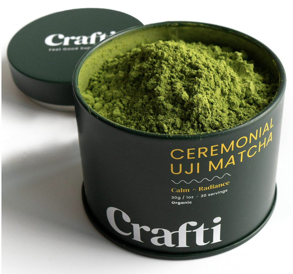 Crafti Ceremonial Grade Organic Matcha Powder