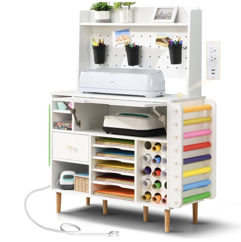 Craft Organization and Storage Cabinet