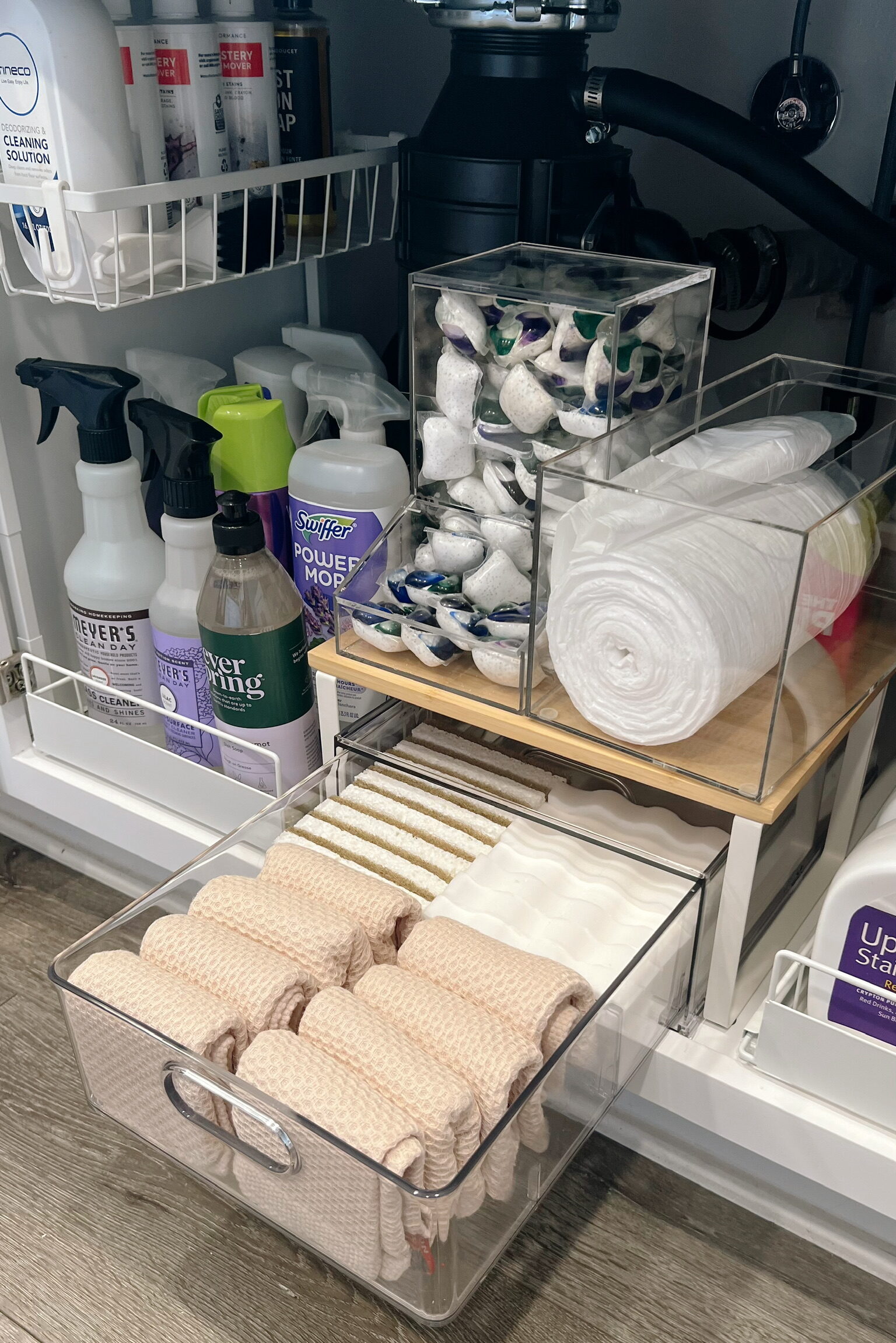 Completed Under the Kitchen Sink Project