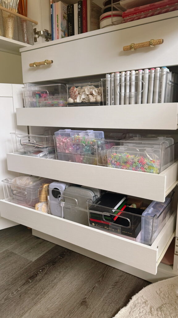 Storage Bins | Organizing Craft Supplies