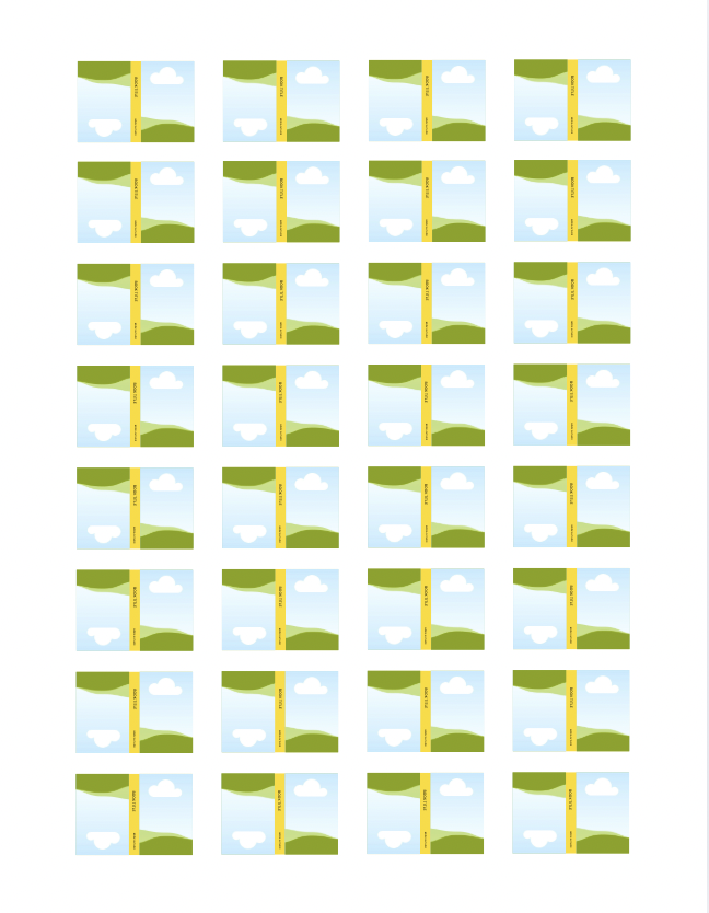 mini book template